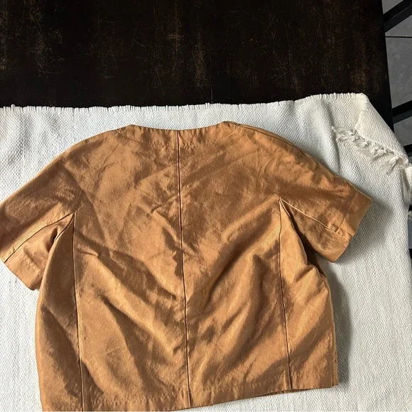 HACHE Tan Utility Jacket Casual Style - Picture 9 of 11